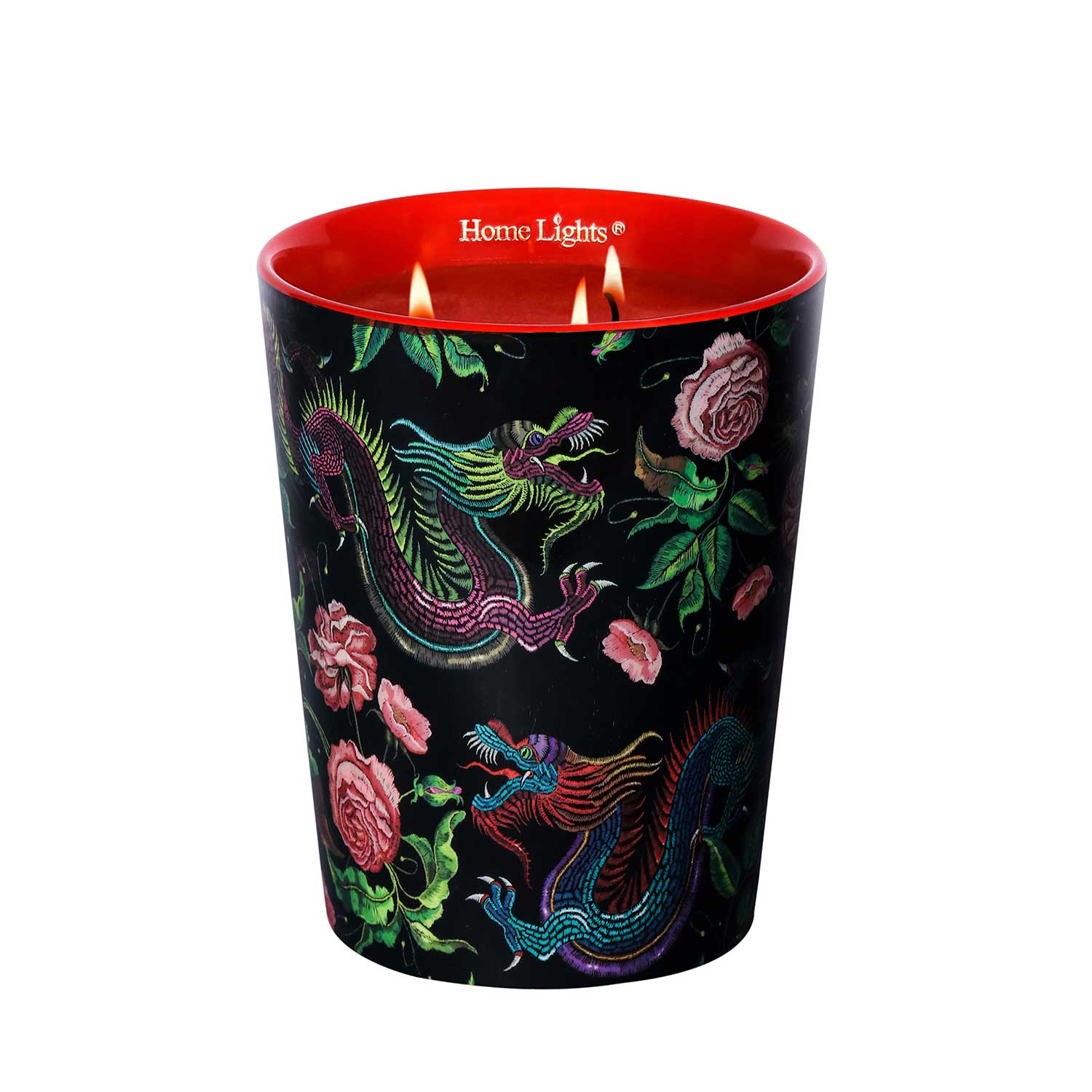 Picture of Velvet Rose & Oud HomeLights Scented Candle in Decorative Ceramic Jar Large 32oz	