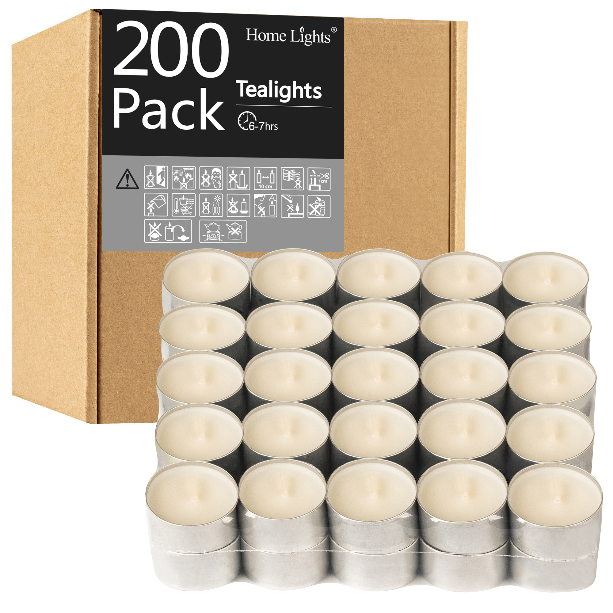 Picture of 6-7 Hours Tealight Candles | 200 PACK
