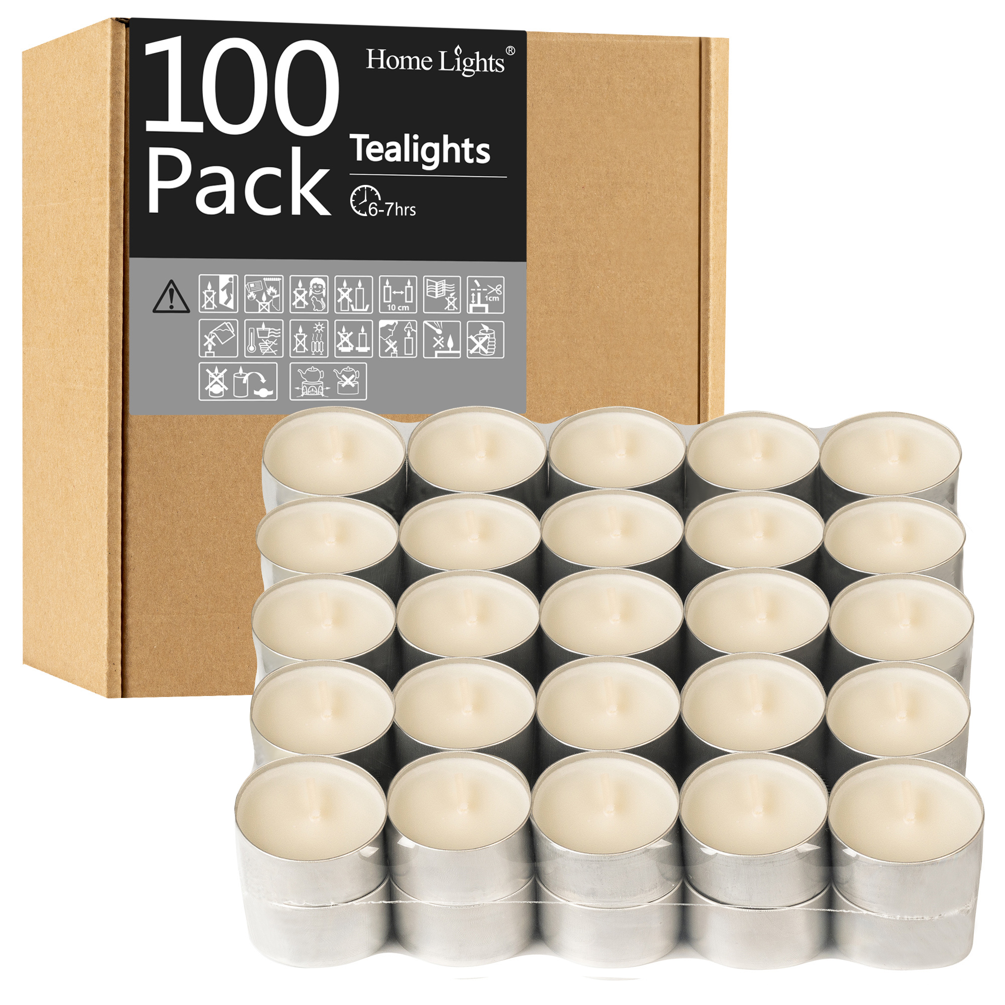 Picture of 6-7 Hours Tealight Candles |100 PACK