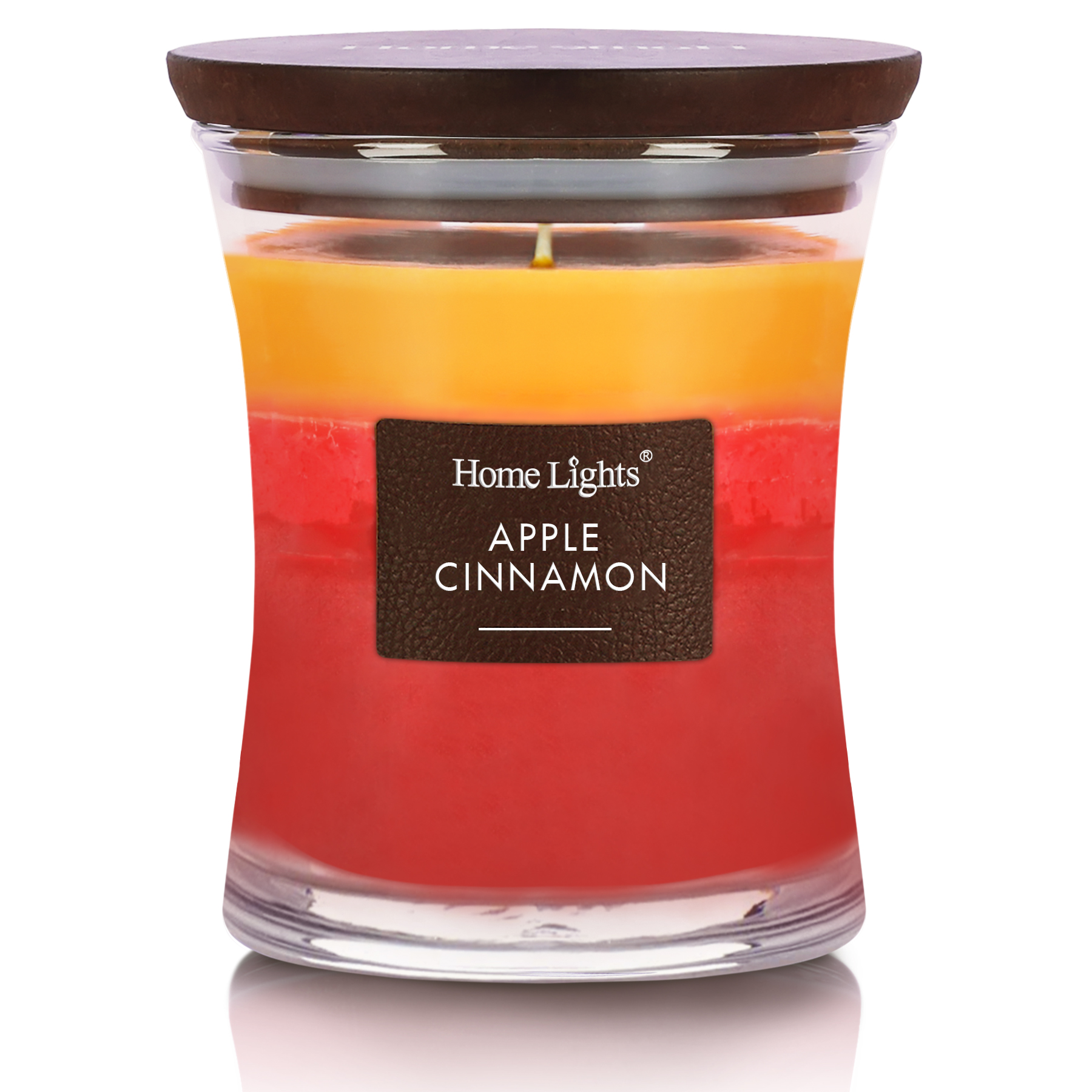 Picture of Apple Cinnamon,HomeLights 3-Layer Highly Scented Candles