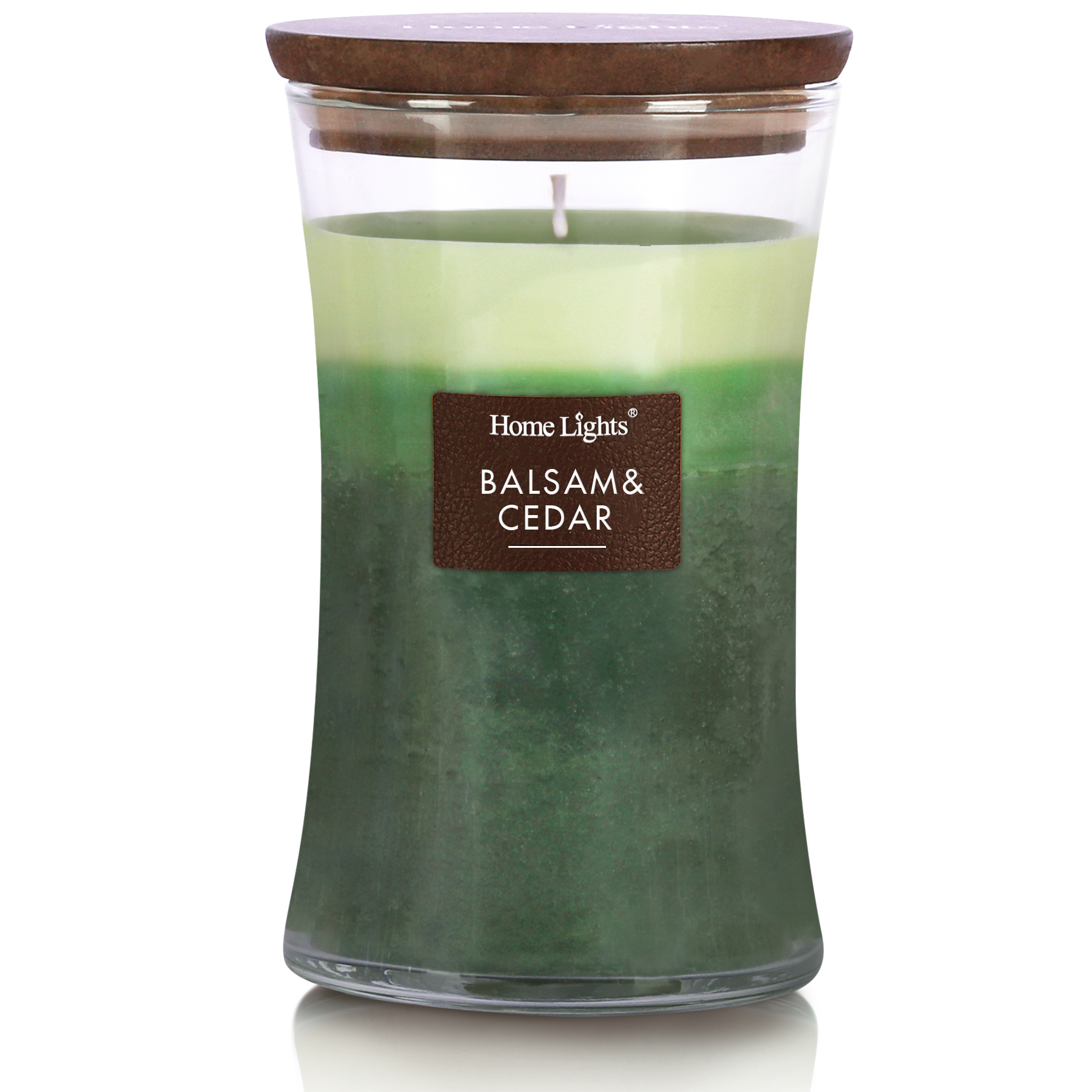 Picture of Balsam & Cedar, HomeLights 3-Layer Highly Scented Candles 